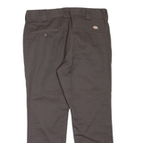 DICKIES Chino Womens Trousers Brown Slim Tapered W32 L26