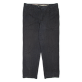 BURBERRY Mens Trousers Black Regular Straight W38 L32