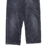 LEE COOPER Womens Corduroy Trousers Grey Regular Straight W32 L23