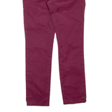 CARHARTT Mens Trousers Purple Regular Skinny W33 L32