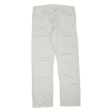LEVI'S Mens Trousers Grey Regular Straight W36 L32