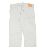 LEVI'S Mens Trousers Grey Regular Straight W36 L32