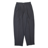 Womens Trousers Black Regular Tapered W30 L30