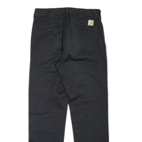 CARHARTT Mens Trousers Black Regular Straight W30 L32