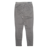 LEVI'S Womens Jeans Grey Slim Straight W28 L28