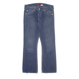 LEVI'S Womens Jeans Blue Regular Straight W38 L33