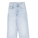 LEVI'S Womens Jeans Blue Regular Straight W24 L27