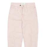 COLOR BLUE Womens Jeans Pink Regular Straight W30 L27