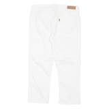 LEVI'S Womens Jeans White Regular Straight W28 L20