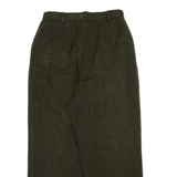 EMMA Womens Trousers Green Relaxed Tapered W26 L24
