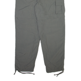 VAUGE Detachable Legs Mens Trousers Grey Relaxed Straight W34 L31