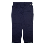 DICKIES Mens Trousers Blue Regular Straight W38 L29
