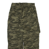 FB SISTER Camo Cargo Womens Trousers Green Relaxed Tapered W28 L26
