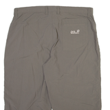 JACK WOLFSKIN Mens Trousers Grey Relaxed Straight W39 L22