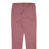 BARBOUR Womens Trousers Pink Slim Straight W30 L31