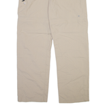 COLUMBIA Detachable Legs Womens Trousers Beige Relaxed Straight Nylon W34 L32