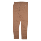 KANGOL Mens Trousers Brown Slim Straight W30 L30