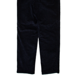 LAUREN RALPH LAUREN Womens Corduroy Trousers Blue Regular Straight W28 L30