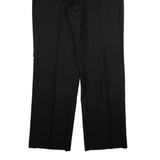 SERGIO VITTI Mens Trousers Black Regular Straight Viscose W32 L31
