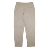 BLUE WILLIS Womens Trousers Beige Regular Tapered W32 L29