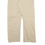 AIR JORDAN Cargo Mens Trousers Cream Relaxed Straight W28 L29