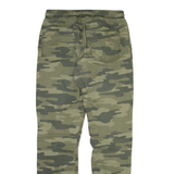 C&A Camo Jogger Style Mens Trousers Green Regular Tapered W28 L29