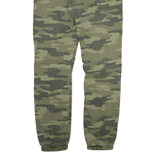 C&A Camo Jogger Style Mens Trousers Green Regular Tapered W28 L29