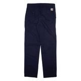 CARHARTT Mens Trousers Blue Regular Straight W30 L32