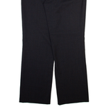 CALYX Mens Trousers Black Regular Straight Wool W32 L30