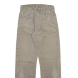 G-STAR Mens Corduroy Trousers Beige Regular Straight W26 L29