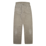 G-STAR Mens Corduroy Trousers Beige Regular Straight W26 L29
