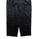 BERRI Mens Corduroy Trousers Grey Regular Tapered Viscose W30 L26