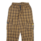 DOCKS DUPONT Cargo Mens Trousers Beige Relaxed Straight W26 L28