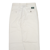 GARRY Mens Trousers Cream Regular Straight W28 L28