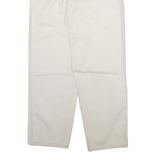 GARRY Mens Trousers Cream Regular Straight W28 L28