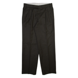 Mens Trousers Grey Regular Straight W34 L31