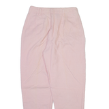 BEST Womens Corduroy Trousers Pink Relaxed Tapered W26 L28