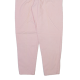 BEST Womens Corduroy Trousers Pink Relaxed Tapered W26 L28