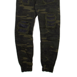 ZARA MAN Camo Mens Trousers Grey Regular Tapered W28 L26