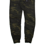 ZARA MAN Camo Mens Trousers Grey Regular Tapered W28 L26