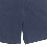 TOMMY HILFIGER Womens Chino Shorts Blue UK 10 W31