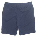 TOMMY HILFIGER Womens Chino Shorts Blue UK 10 W31