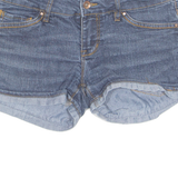 LEVI'S Turn Up Womens Denim Shorts Blue S W28