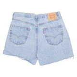 LEVI'S 550 Cut Off Womens Denim Shorts Blue L W36