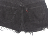 LEVI'S Cut Off 550 Womens Denim Shorts Black XL W38