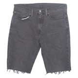 LEVI'S Cut Off 511 Mens Denim Shorts Black M W32