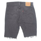 LEVI'S Cut Off 511 Mens Denim Shorts Black M W32