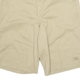 DICKIES Mens Workwear Shorts Beige Loose L W36