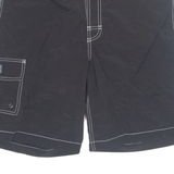 POLO RALPH LAUREN Mesh Lined Mens Swimming Shorts Black Relaxed S W30