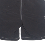 POLO RALPH LAUREN Mesh Lined Mens Swimming Shorts Black Relaxed S W30